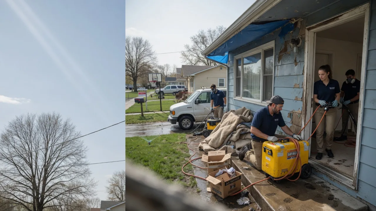 Basement Flood Cleanup in Braggadocio, MO near me
